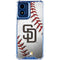 MLB San Diego Padres Game Ball Moto G 5G (2024) Clear Case